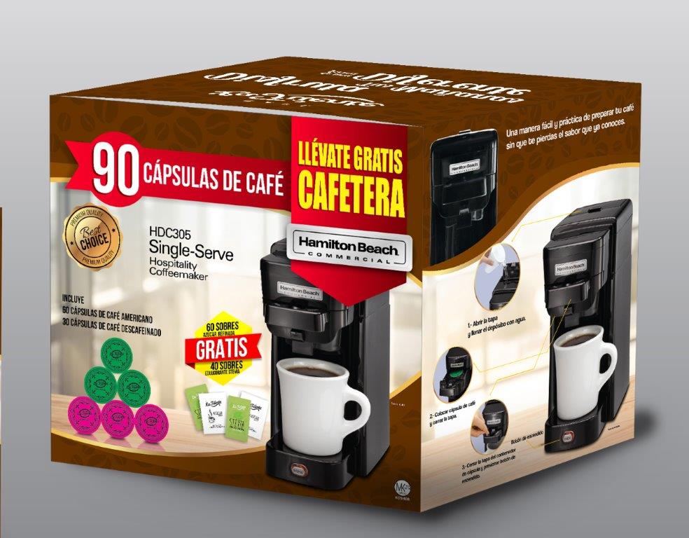 Cafetera La Fuente + 90 K-Cups + 100 sobres - Café Molido en Monterrey - Café  para tu negocio