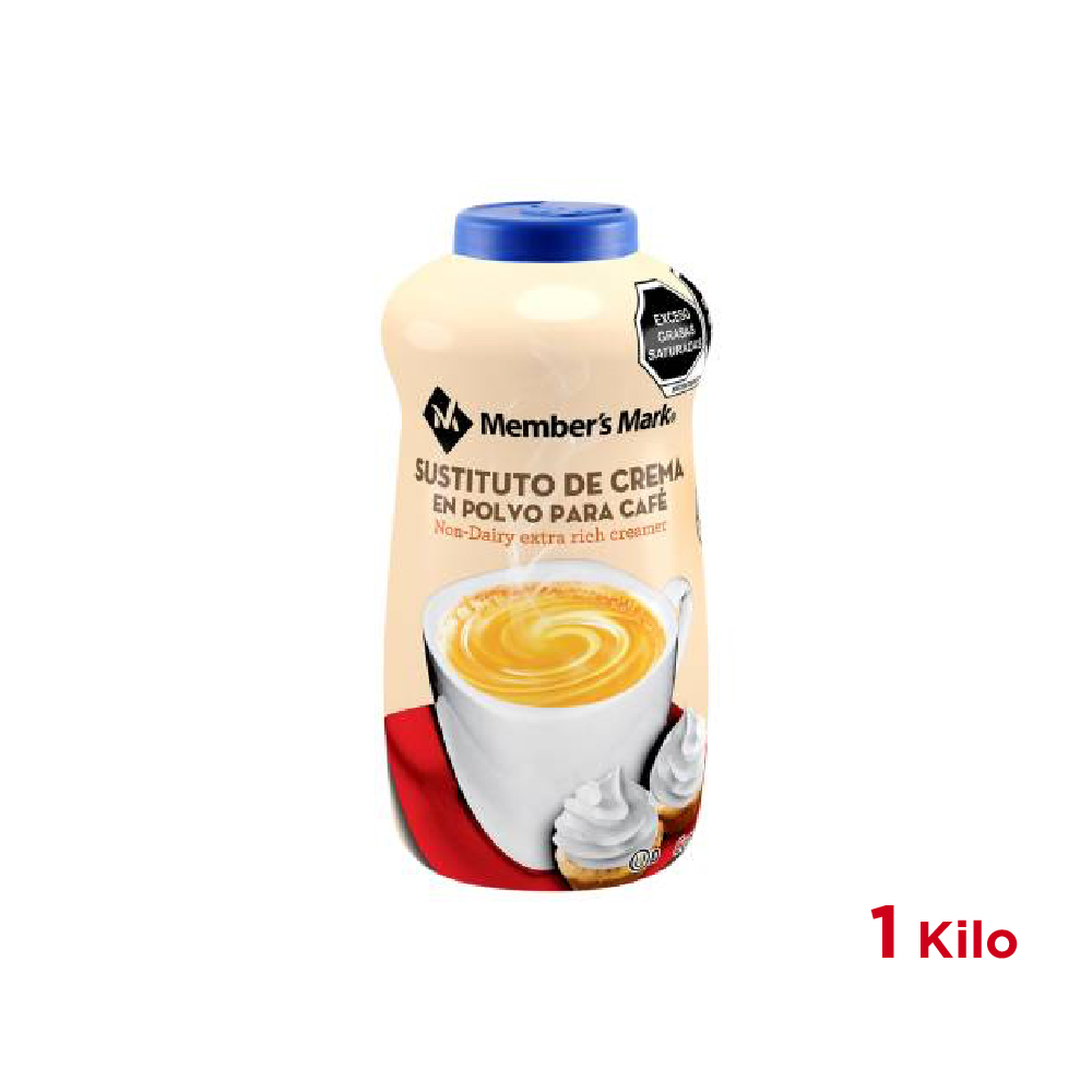 Sustituto de crema Member's Mark 1 kg - Café Molido en Monterrey - Café para  tu negocio